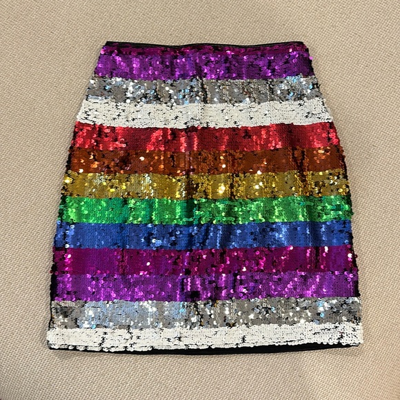 New! NBD sequin rainbow skirt! Size - XXS NEW with tag! - Picture 1 of 3